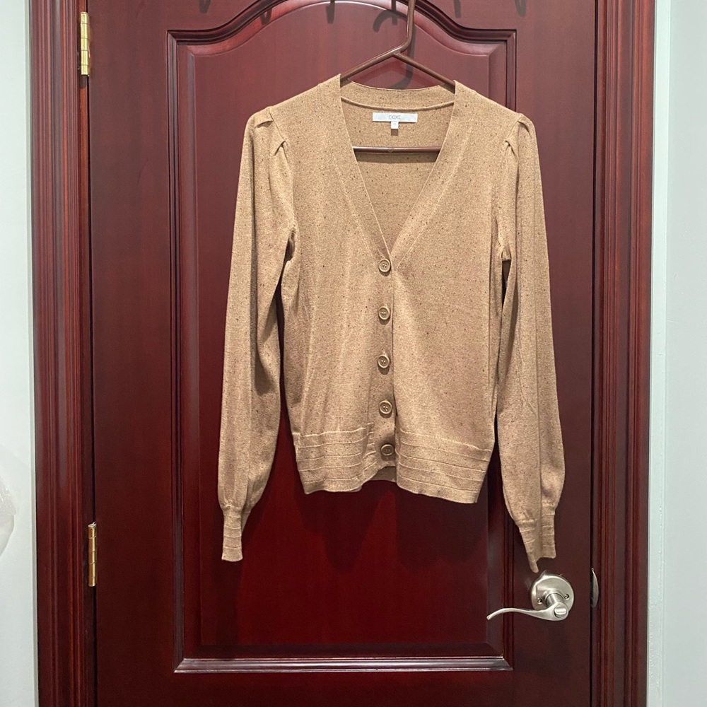 Brown cardigan sweater size XS